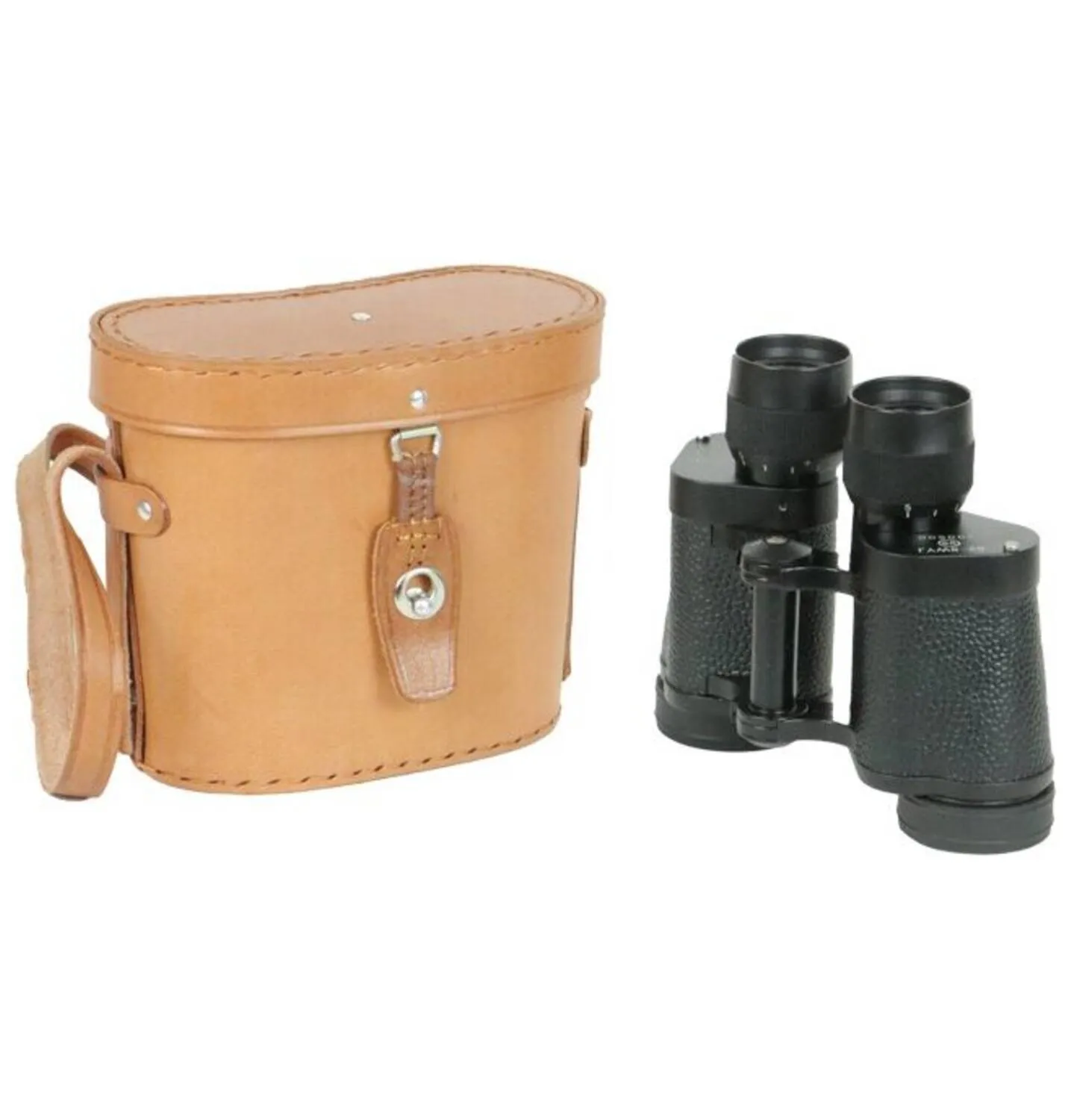Kit jumelles avec étui en cuir